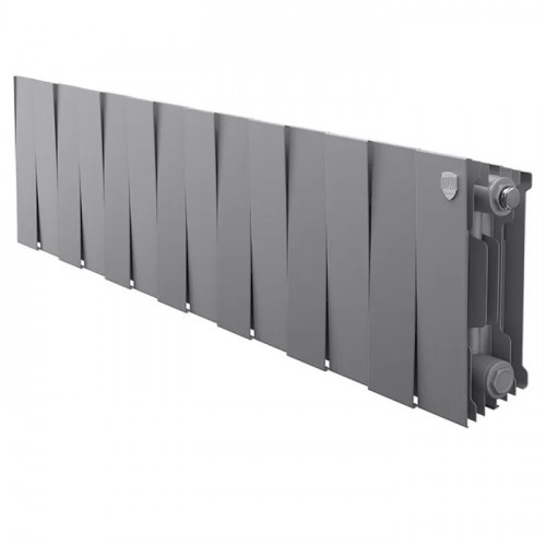 Биметаллический радиатор Royal Thermo PianoForte 200 Silver Satin 14 секций