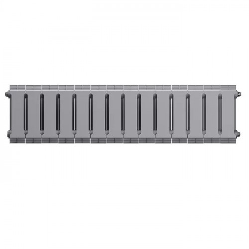 Биметаллический радиатор Royal Thermo PianoForte 200 Silver Satin 14 секций