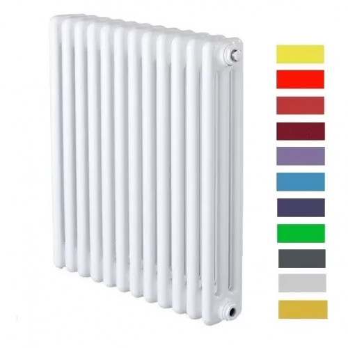 Трубчатый радиатор Zehnder Charleston 3057/10 секций, боковое подключение №1270, 3/4", RAL 9016 (белый)