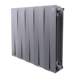 Радиатор биметаллический Royal Thermo PianoForte Satin Silver 500 10 секций