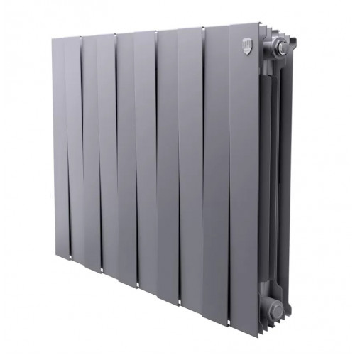 Радиатор биметаллический Royal Thermo PianoForte Satin Silver 500 10 секций
