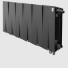 Биметаллический радиатор Royal Thermo PianoForte 300 Noir Sable VDR/12 секций с нижним подключением