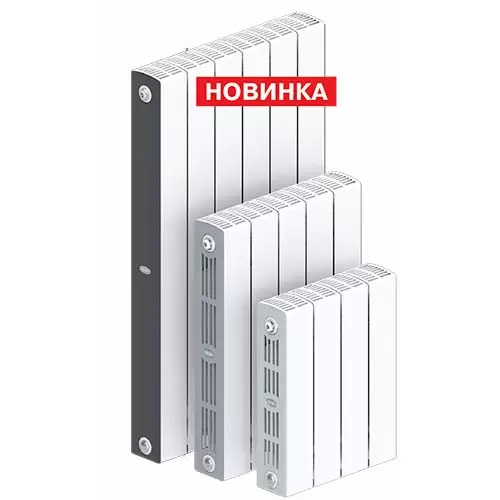 Биметаллический радиатор Rifar Supremo 800, 14 секций, с боковым подключением