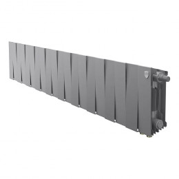 Биметаллический радиатор Royal Thermo PianoForte 200 Silver Satin VDR/20 секций с нижним подключением