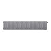 Биметаллический радиатор Royal Thermo PianoForte 200 Silver Satin VDR/20 секций с нижним подключением