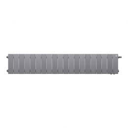 Биметаллический радиатор Royal Thermo PianoForte 200 Silver Satin VDR/20 секций с нижним подключением