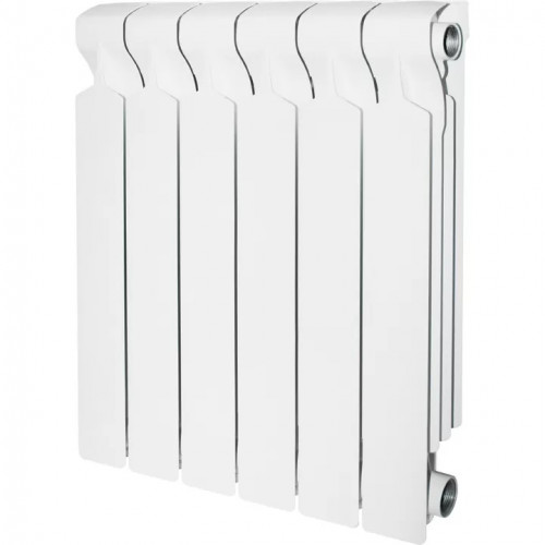 Радиатор алюминиевый Stout Vega 500 6 секций боковое подключение