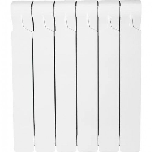 Радиатор алюминиевый Stout Vega 500 6 секций боковое подключение