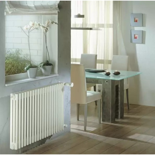 Трубчатый радиатор Zehnder Charleston 3057/24 секций, боковое подключение №1270, 3/4", RAL 9016 (белый)
