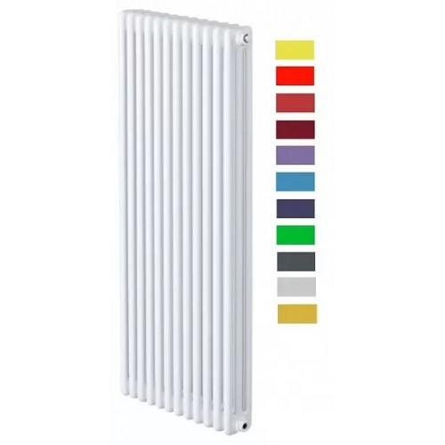 Трубчатый радиатор Zehnder Charleston 3180/8 секций, боковое подключение №1270, 3/4", RAL 9016 (белый)