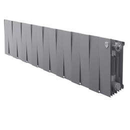 Биметаллический радиатор Royal Thermo PianoForte 200 Silver Satin 16 секций