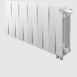Биметаллический радиатор Royal Thermo PianoForte 300 Bianco Traffico VDR/12 секций с нижним подключением