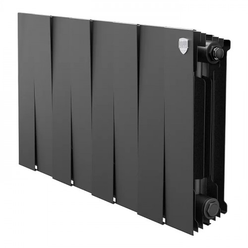 Биметаллический радиатор Royal Thermo PianoForte 300 Noir Sable 8 секций