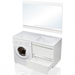 Тумба с раковиной Style Line Даллас СС-00002351/СС-00002388 120 белый