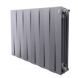 Радиатор биметаллический Royal Thermo PianoForte Satin Silver 500 12 секций