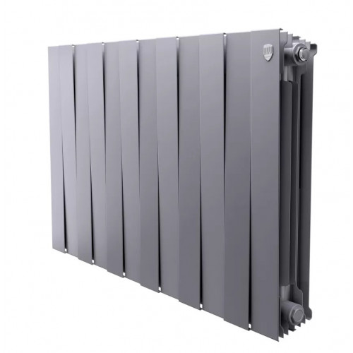 Радиатор биметаллический Royal Thermo PianoForte Satin Silver 500 12 секций