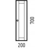 Corozo Шкаф Техас 20