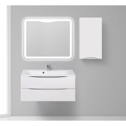 BelBagno Шкаф для ванной FLY-MARINO-750 R Bianco Lucido