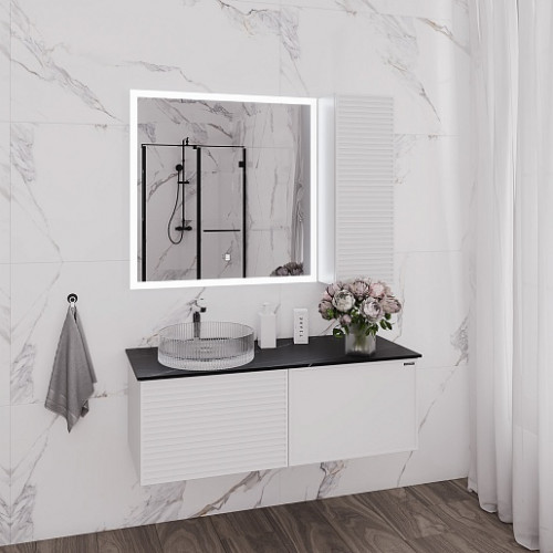 Comforty Шкаф подвесной Геленджик 30 белый матовый
