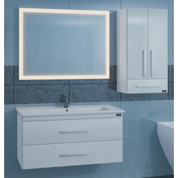 СанТа Шкаф подвесной Вегас 600x900 с ящиком белый