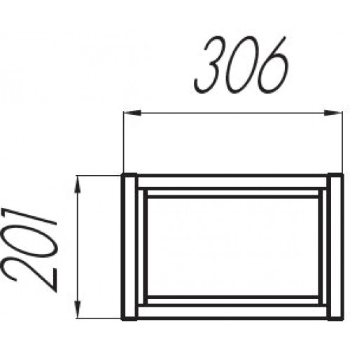 Акватон Полка Брук 30 дуб феррара