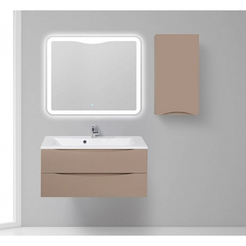BelBagno Шкаф для ванной FLY-MARINO-750 L Cappuccino Lucido