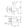 Гигиенический душ Frap F7505-3 золото