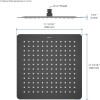 Верхний душ Aquatek AQ2074MB черный матовый