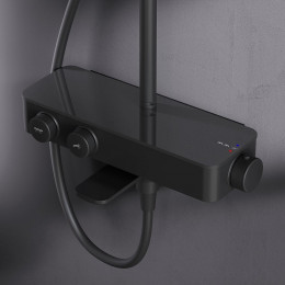 Душевая система Am.Pm Inspire V2.0 F0750A522 черный матовый