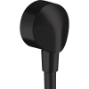 Шланговое подсоединение Hansgrohe FixFit E 27454670 черный матовый