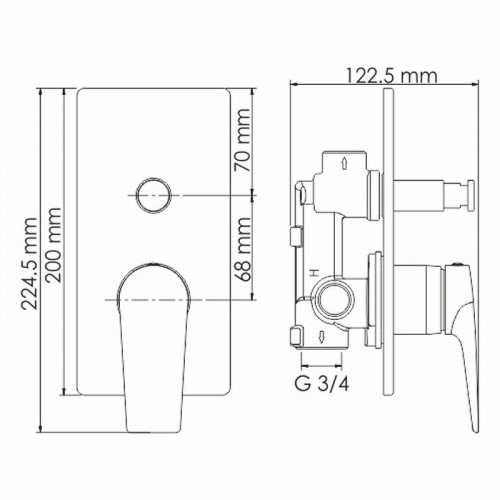 Комплект для душа WasserKRAFT А55201 золото