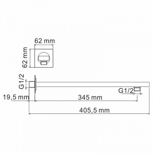 Комплект для душа WasserKRAFT А55201 золото