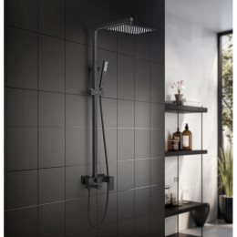 Душевая система Aquatek Либра AQ2640MB черный матовый