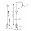 Душевая система Bravat Eler хром F6191238CP-A-RUS