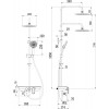Душевая система Lemark Tropic LM7012BL черный