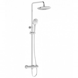 Душевая система с термостатом Vitra Aquaheat Bliss 240 2F A47205EXP хром