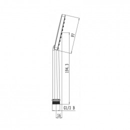 Лейка душевая Lemark LM1411C
