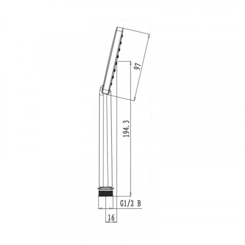 Лейка душевая Lemark LM1411C