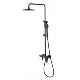 Душевая система Lemark Bronx LM3762BL черный матовый