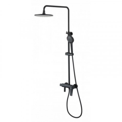 Душевая система Lemark Bronx LM3762BL черный матовый