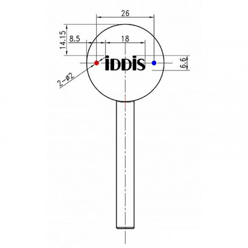 Гигиенический душ Iddis 003BLR0i08 со смесителем, черный