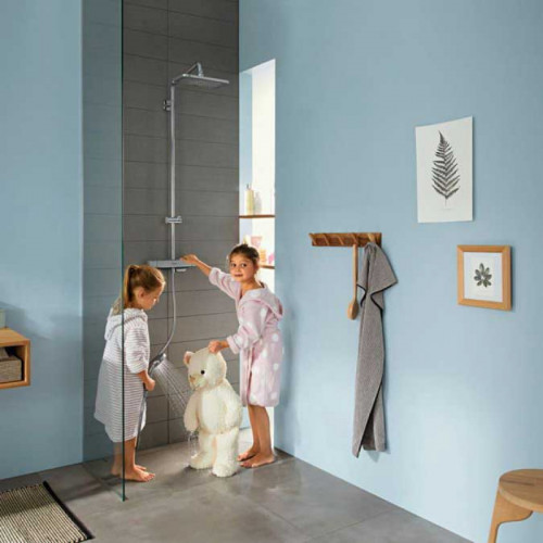 Душевая система Hansgrohe Croma E Showerpipe 280 1jet 27630000 c термостатом, хром