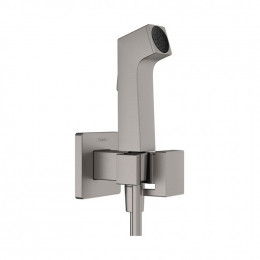 Гигиенический душ Hansgrohe Bidette E 1jet EcoSmart+ со смесителем 29233340 черный хром