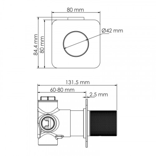 Комплект для душа WasserKRAFT A4651.293.090.117.271.087.127 сталь