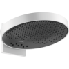 Верхний душ Hansgrohe Rainfinity 26234700, 360 x 360 мм, 3 режима струи, с держателем, белый