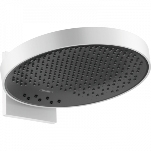 Верхний душ Hansgrohe Rainfinity 26234700, 360 x 360 мм, 3 режима струи, с держателем, белый