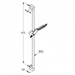 Душевой гарнитур Kludi Fizz 3S 6774087-00