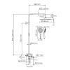 Душевая система WasserKRAFT A185.257.155.WM белая