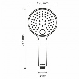 Комплект для душа WasserKRAFT A71208 золото