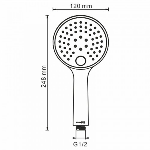 Комплект для душа WasserKRAFT A71208 золото